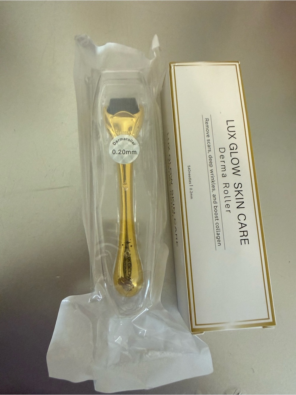 Gold Derma Roller 0.20mm